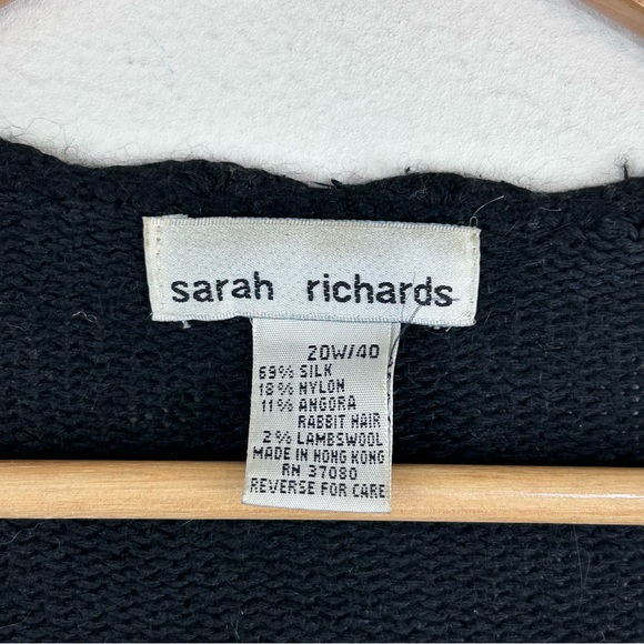Vintage Sarah Richards Silk Blend Knit Cardigan. Size 20w/40. - Picture 3 of 8